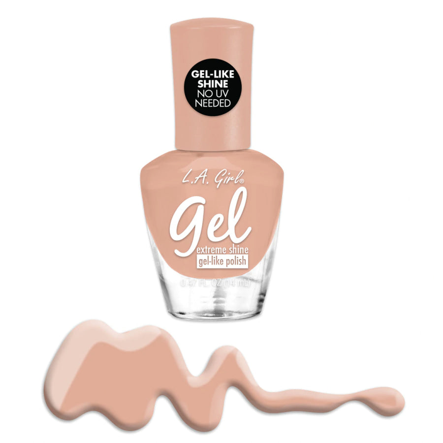 L.A. Girl - Bare It All Collection - Gel Extreme Shine Gel-Like Nail Polish - Sensual Nail Polish