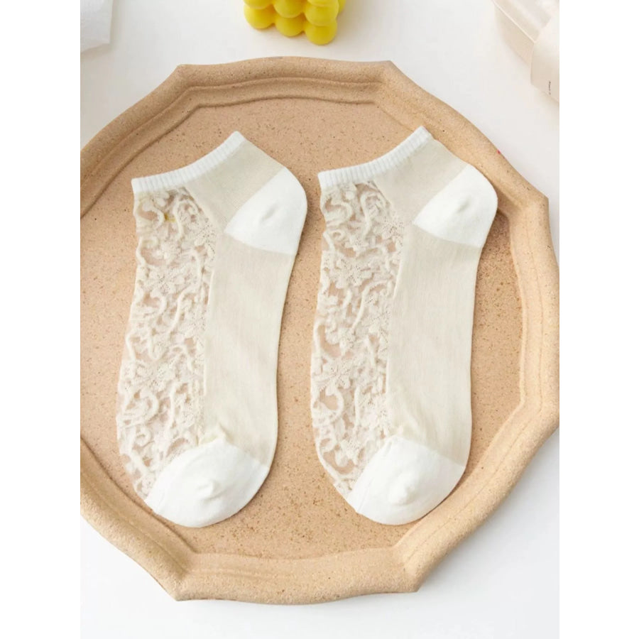 Lace Ankle Socks Apparel and Accessories