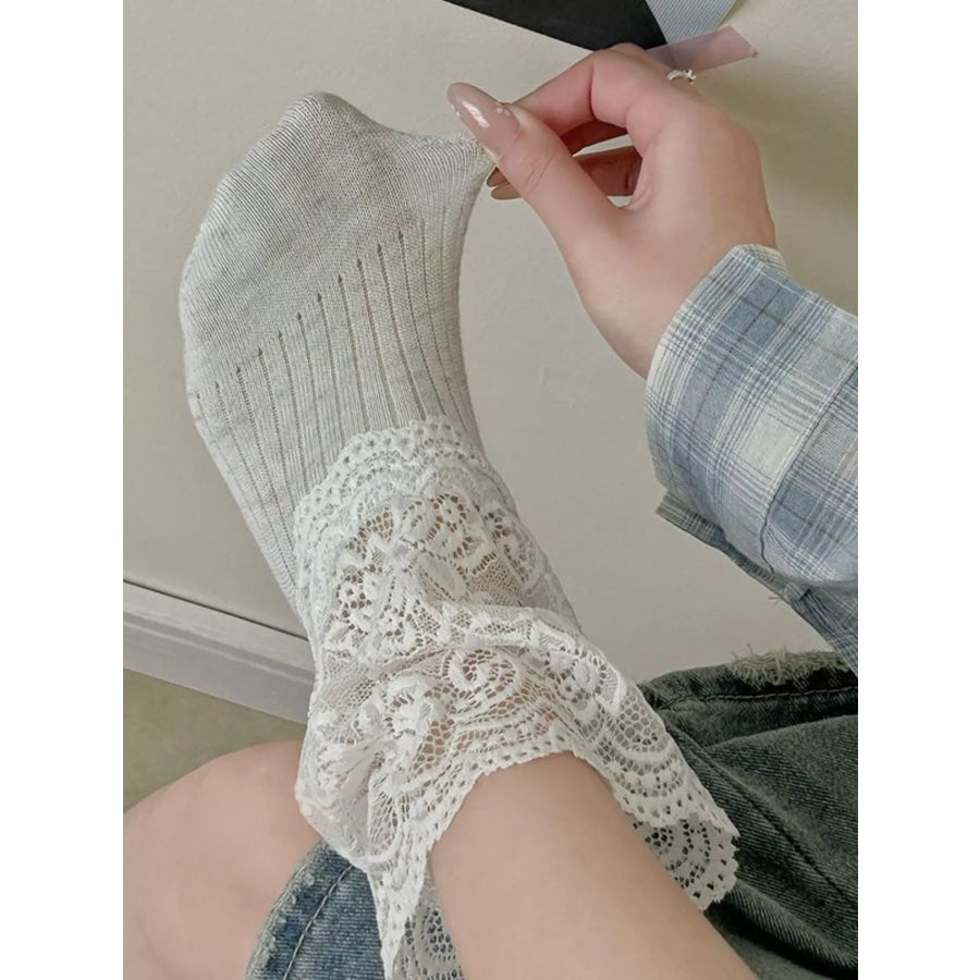 Lace Ankle Socks Apparel and Accessories