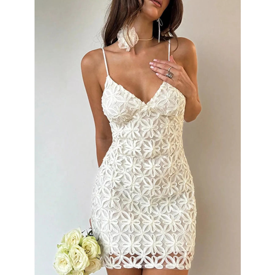 Lace Bodycon Mini Dress Apparel and Accessories
