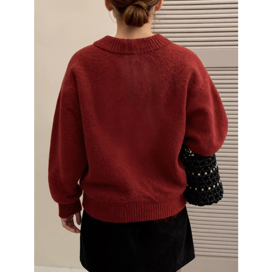 Lace Bowknot Knit Cardigan Apparel and Accessories