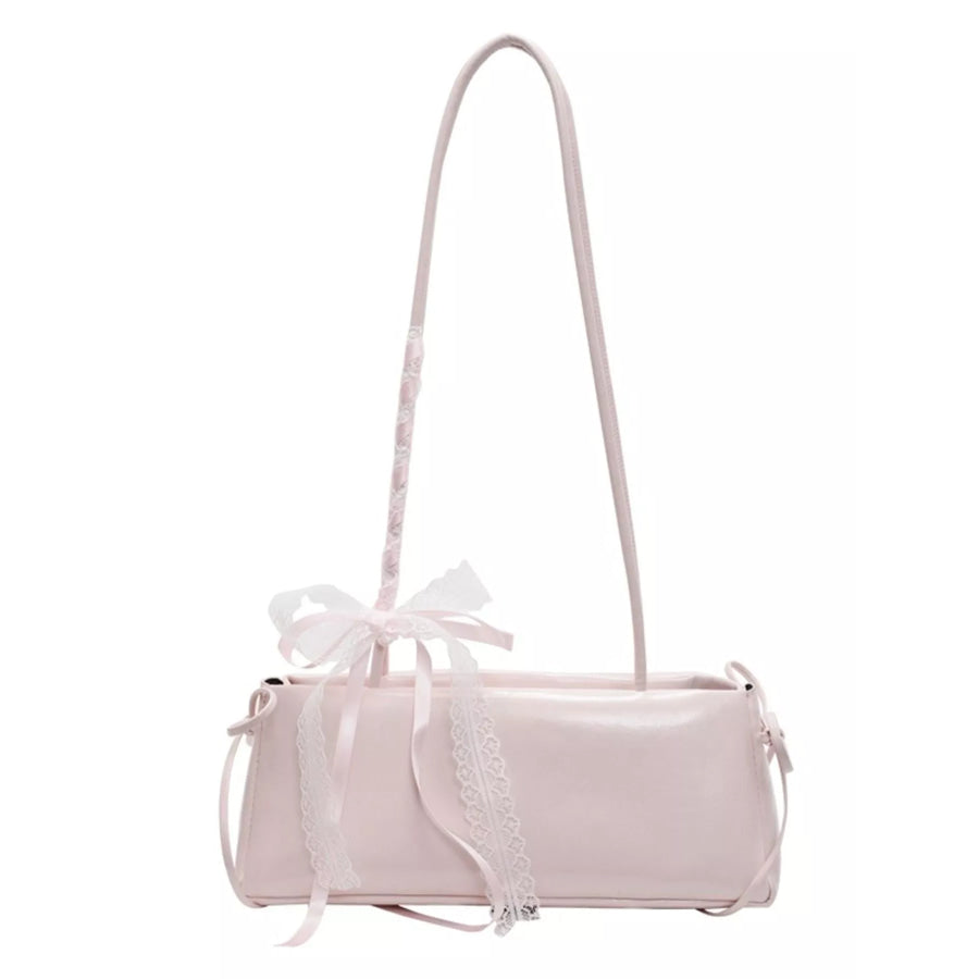 Lace Decor Shoulder Bag Apparel and Accessories