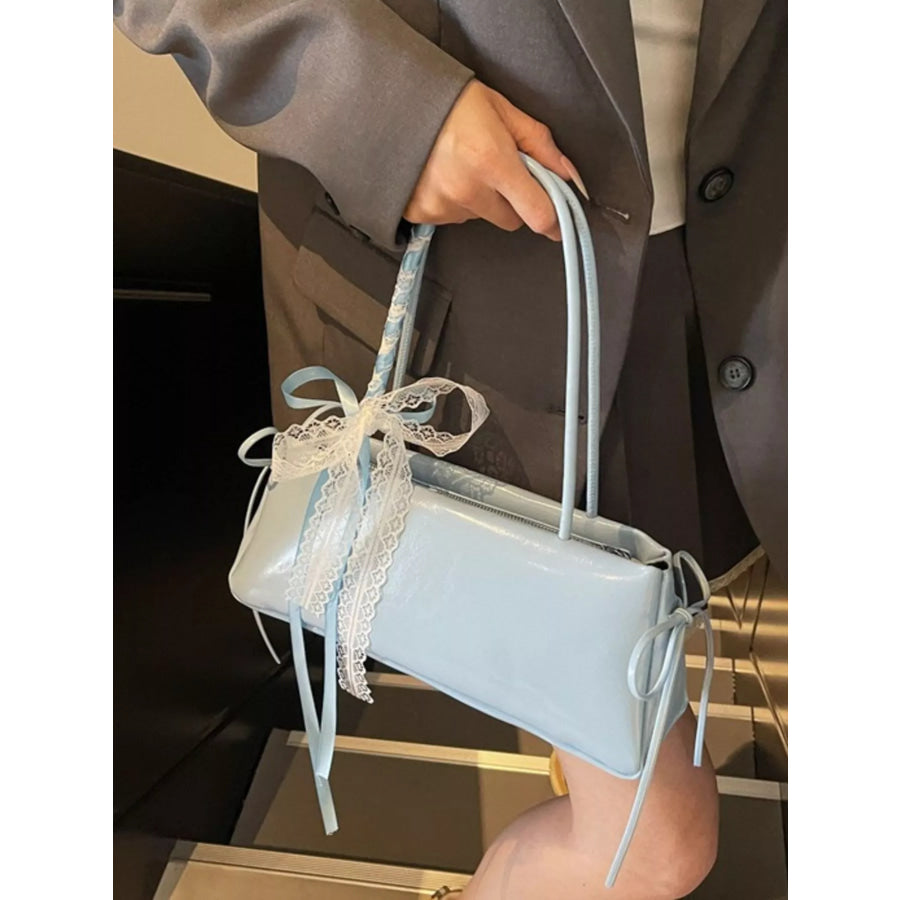 Lace Decor Shoulder Bag Apparel and Accessories