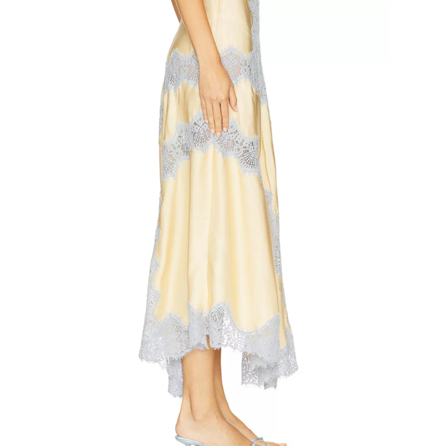 Lace Detail Cami and Skirt Set Apparel and Accessories