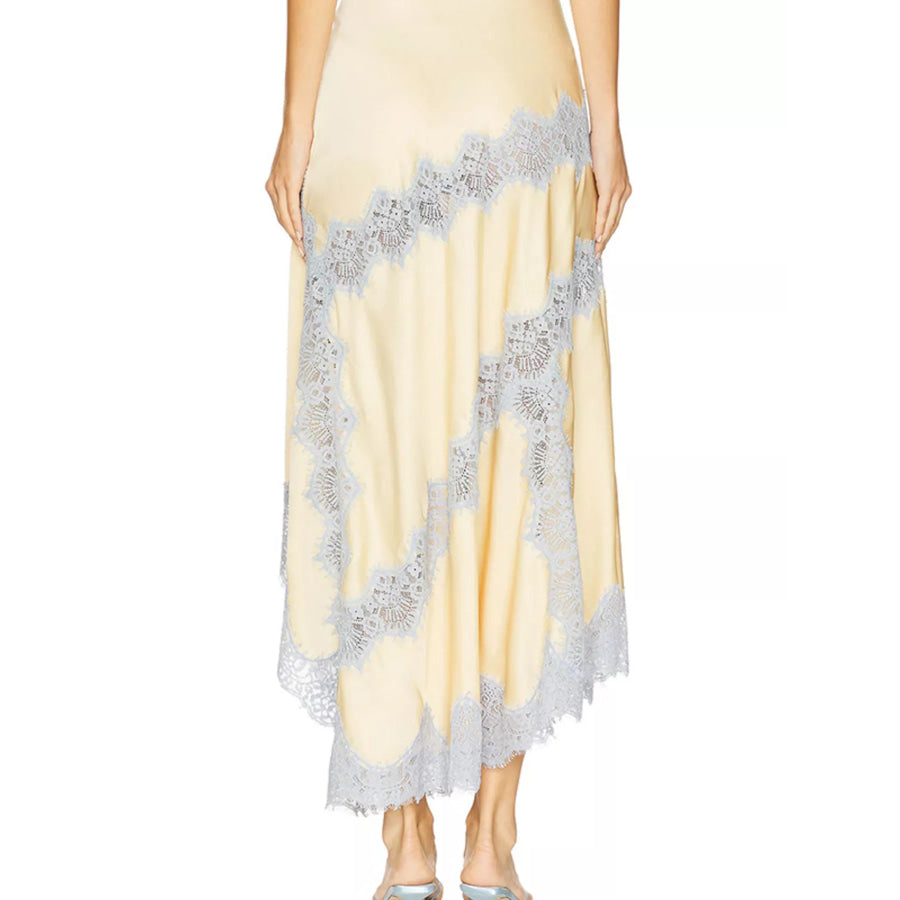 Lace Detail Cami and Skirt Set Apparel and Accessories