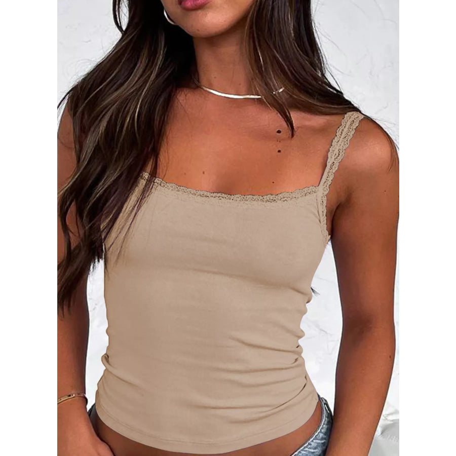 Lace Detail Cami Top Apparel and Accessories