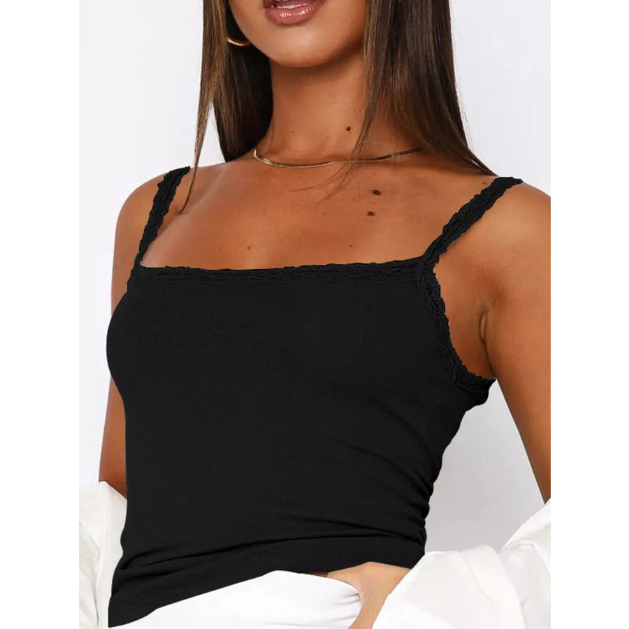 Lace Detail Cami Top Apparel and Accessories