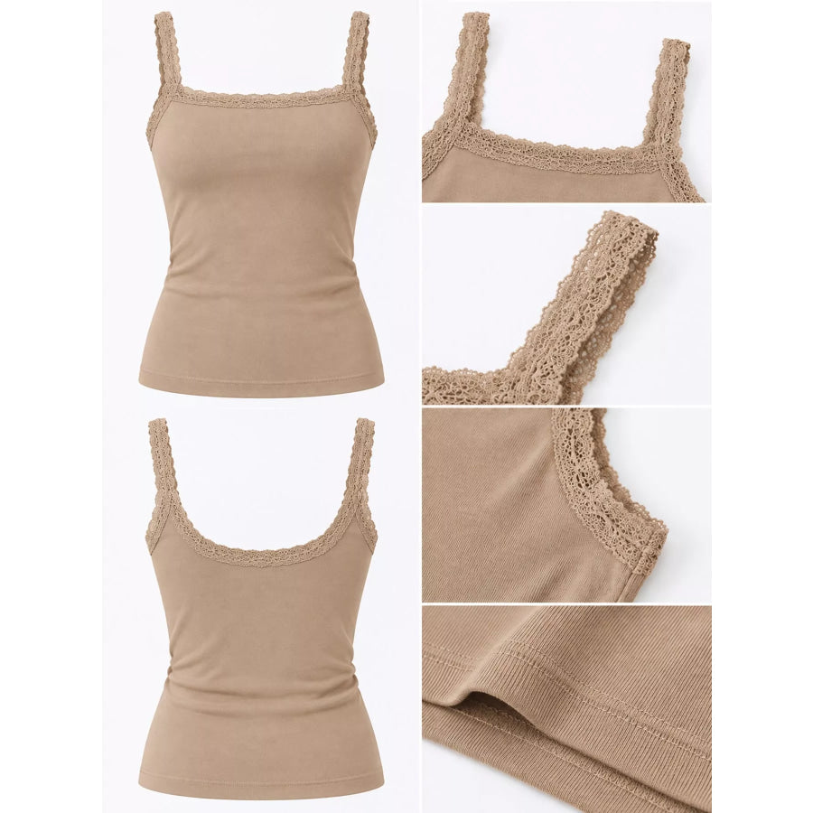 Lace Detail Cami Top Apparel and Accessories