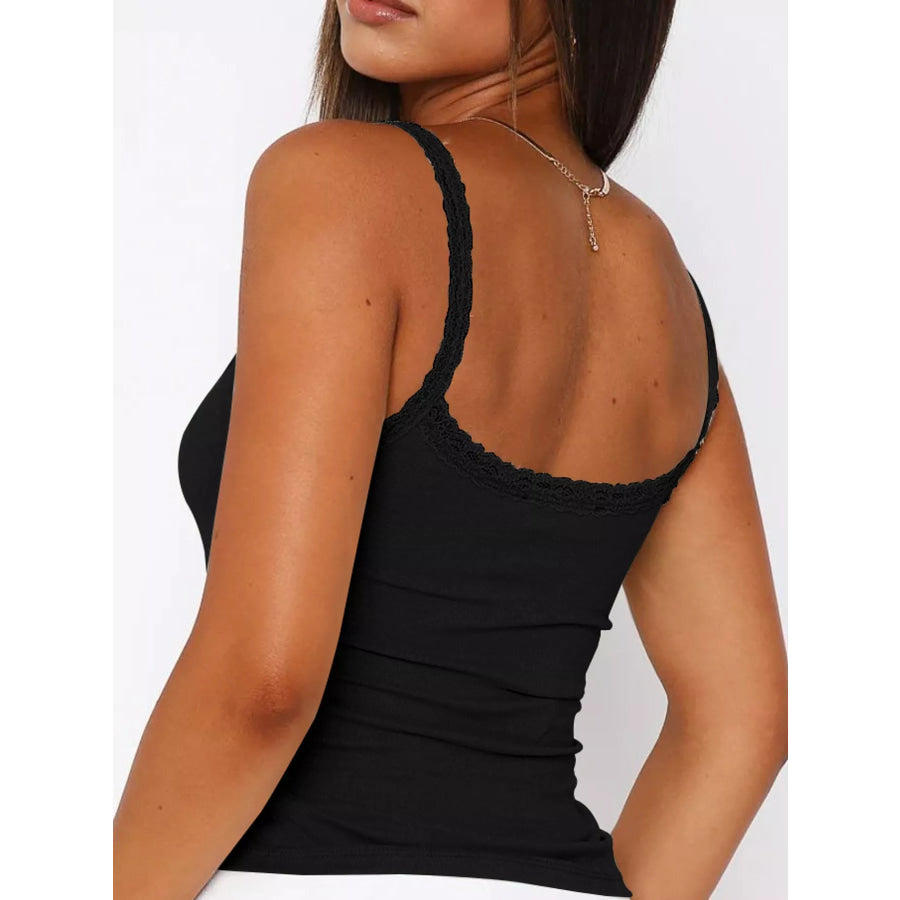 Lace Detail Cami Top Apparel and Accessories
