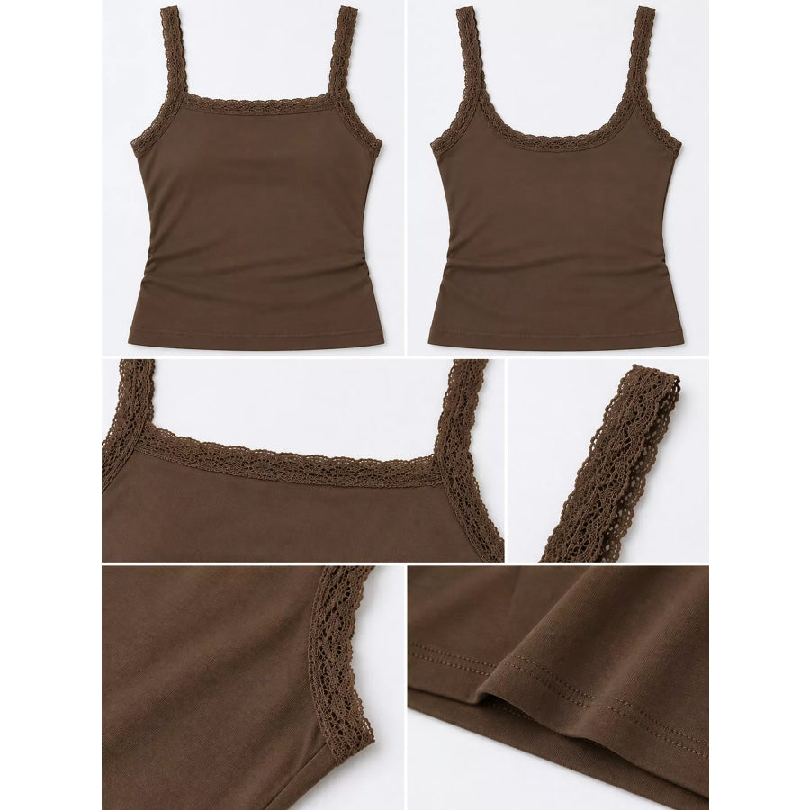 Lace Detail Cami Top Apparel and Accessories
