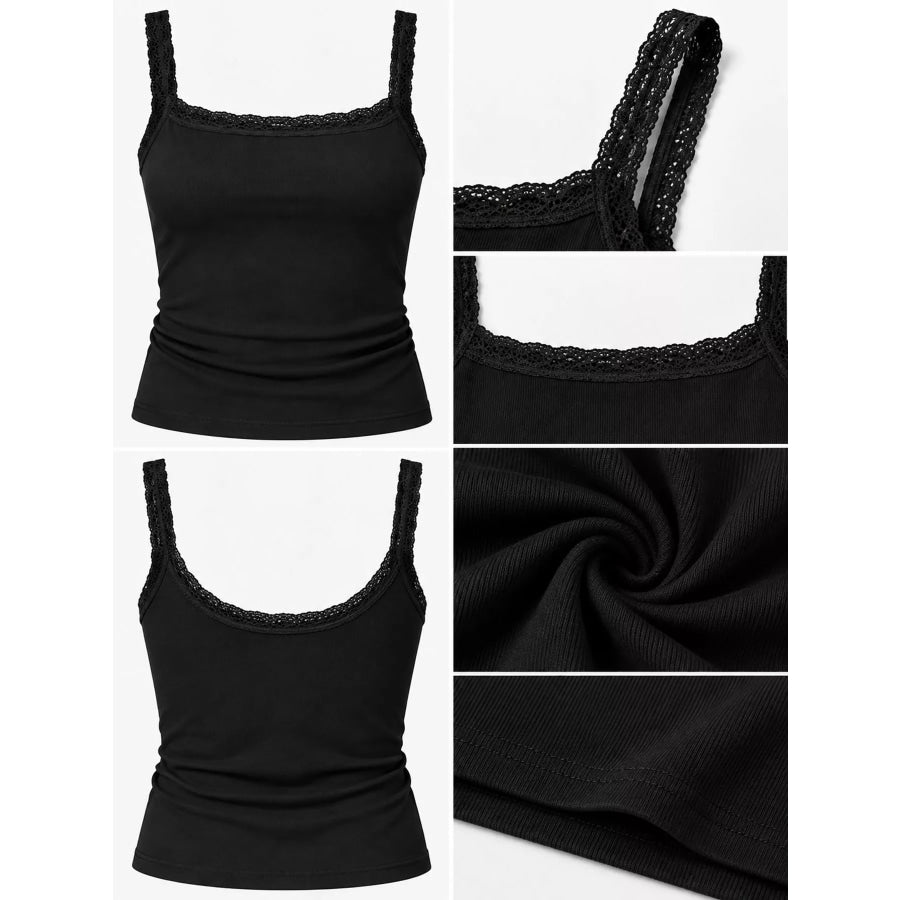 Lace Detail Cami Top Apparel and Accessories