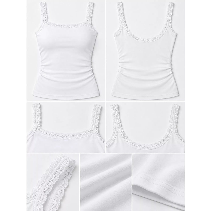 Lace Detail Cami Top Apparel and Accessories