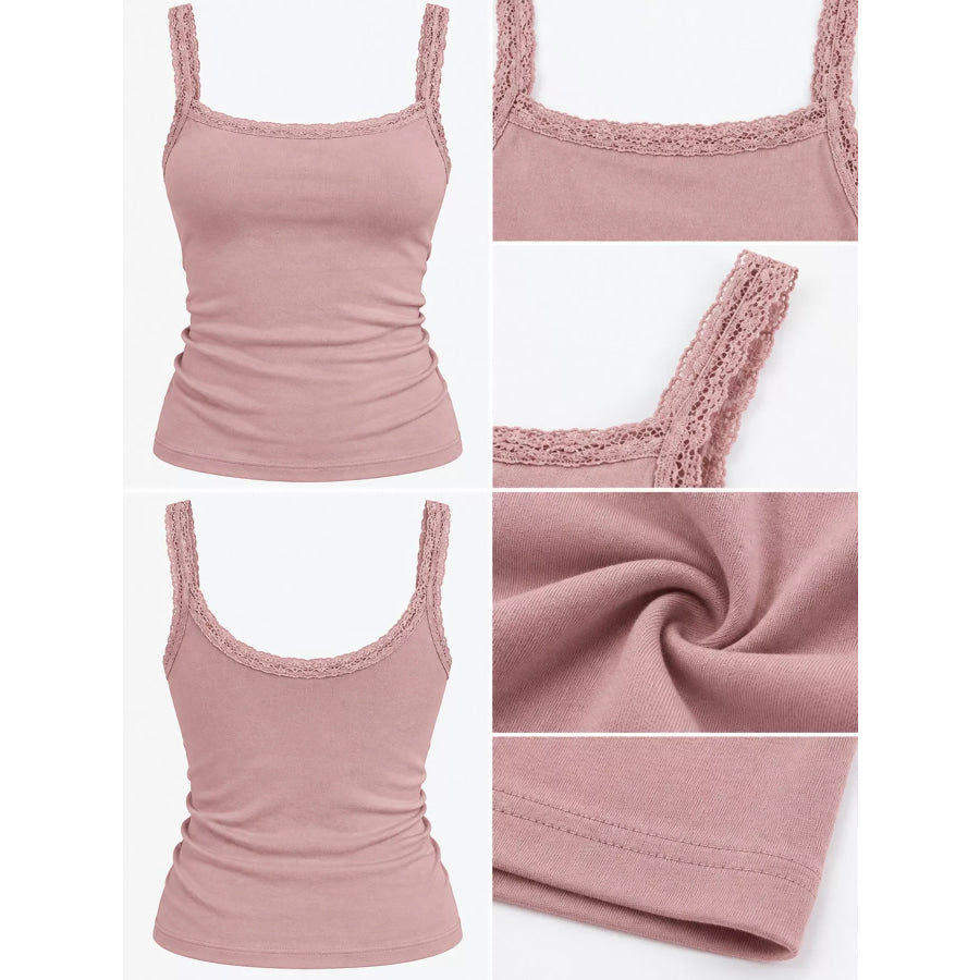 Lace Detail Cami Top Apparel and Accessories