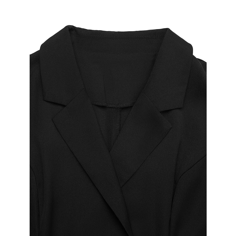 Lace Detail Double Breasted Blazer Dress Apparel and Accessories