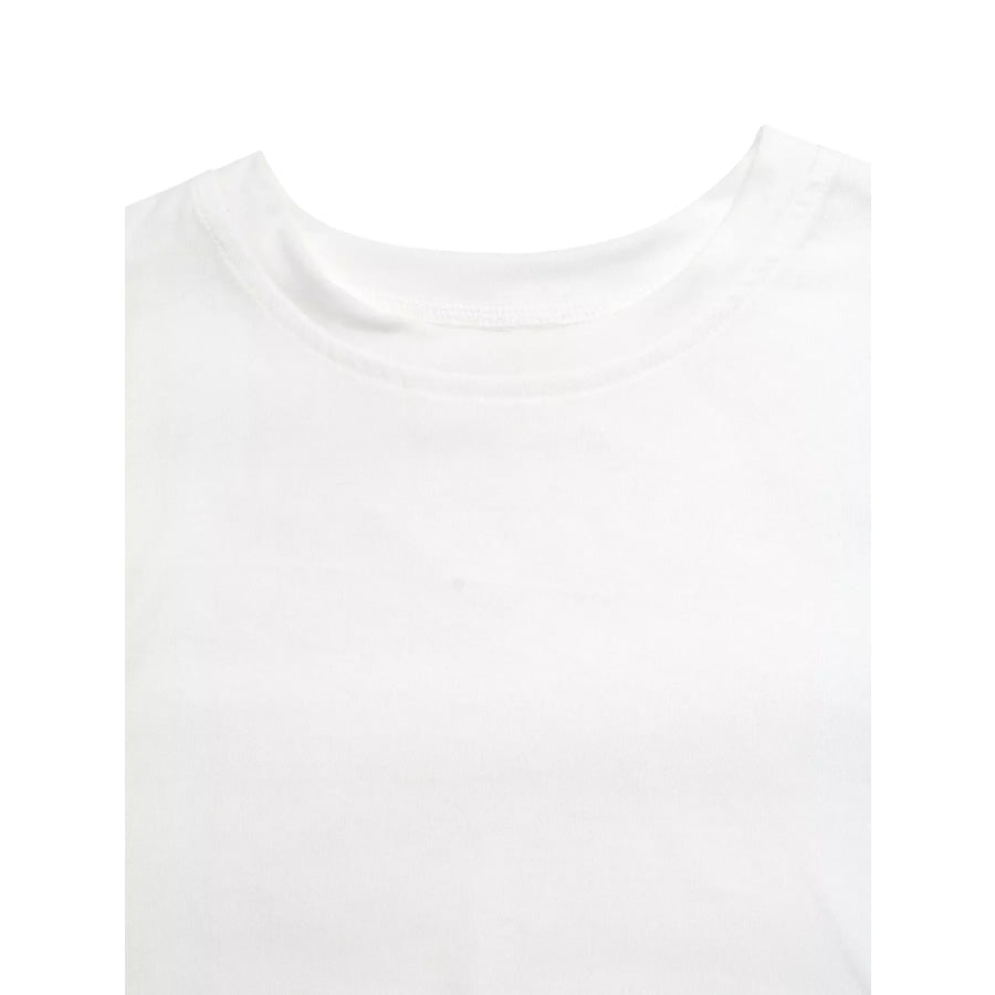 Lace Detail Half Sleeve T-Shirt Apparel and Accessories
