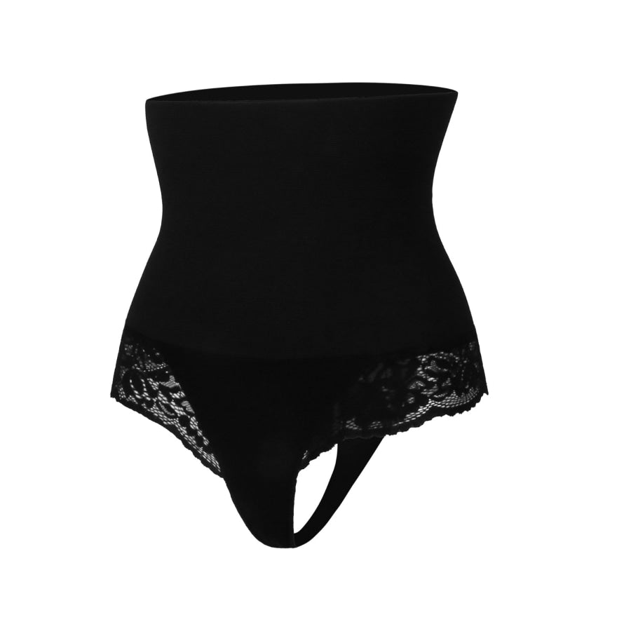 Lace Detail High Waist Shaping Panty Apparel and Accessories