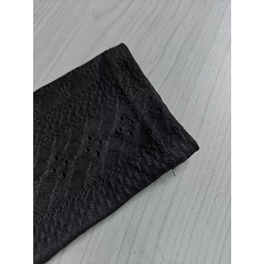 Lace Detail Long Sleeve T-Shirt Apparel and Accessories