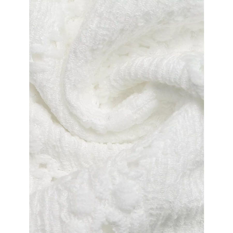 Lace Detail Ruffle Sleeve Button Up Shirt Apparel and Accessories