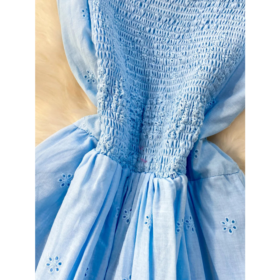Lace Detail Sleeveless Dress Apparel and Accessories