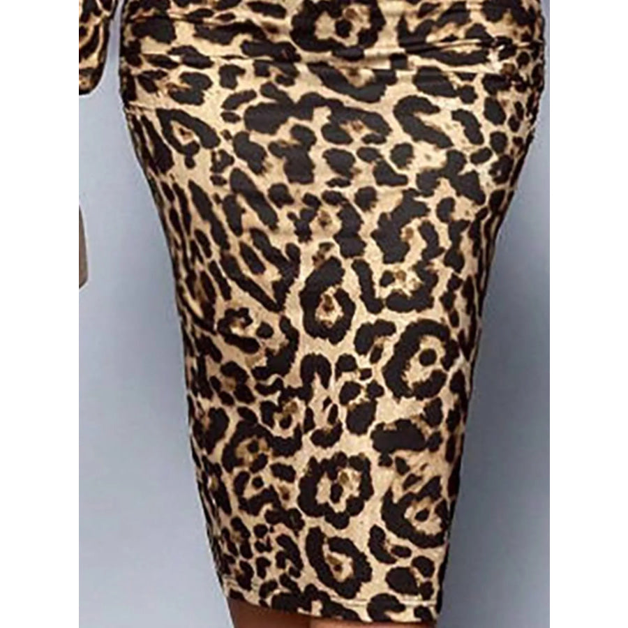 Lace Detail V-Neck Bodycon Midi Dress Apparel and Accessories