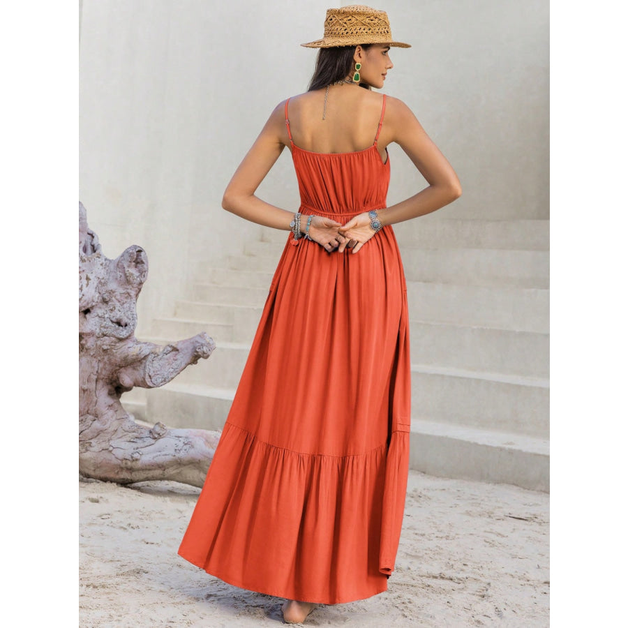 Lace Detail V - Neck Cami Dress Apparel and Accessories