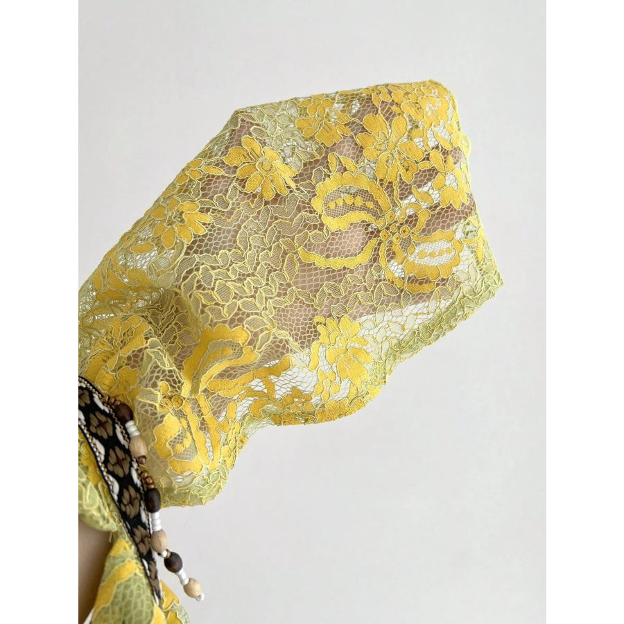 Lace Halter Neck Cami Apparel and Accessories
