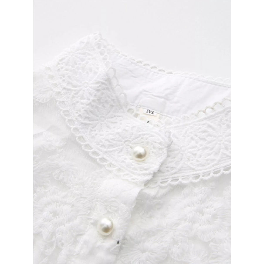 Lace Lantern Sleeve Belted Maxi Dress Apparel and Accessories