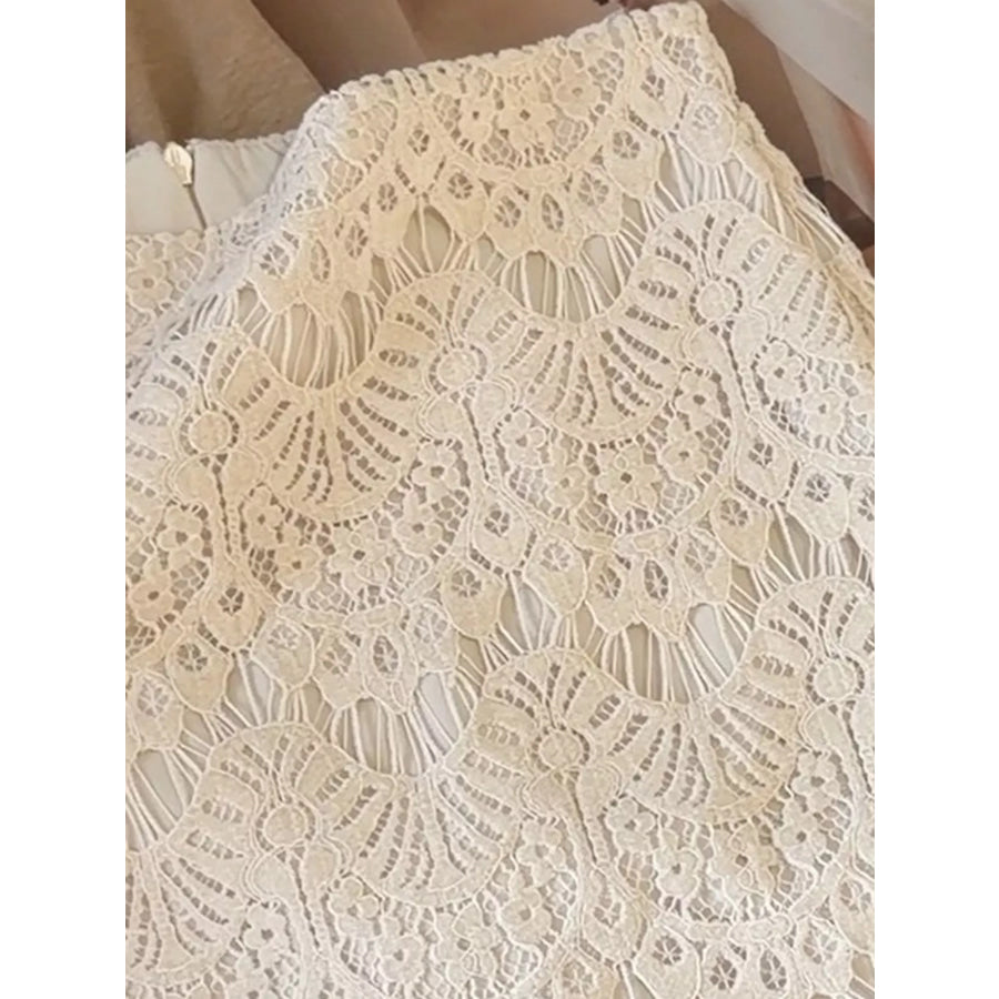 Lace Mini Skirt Apparel and Accessories