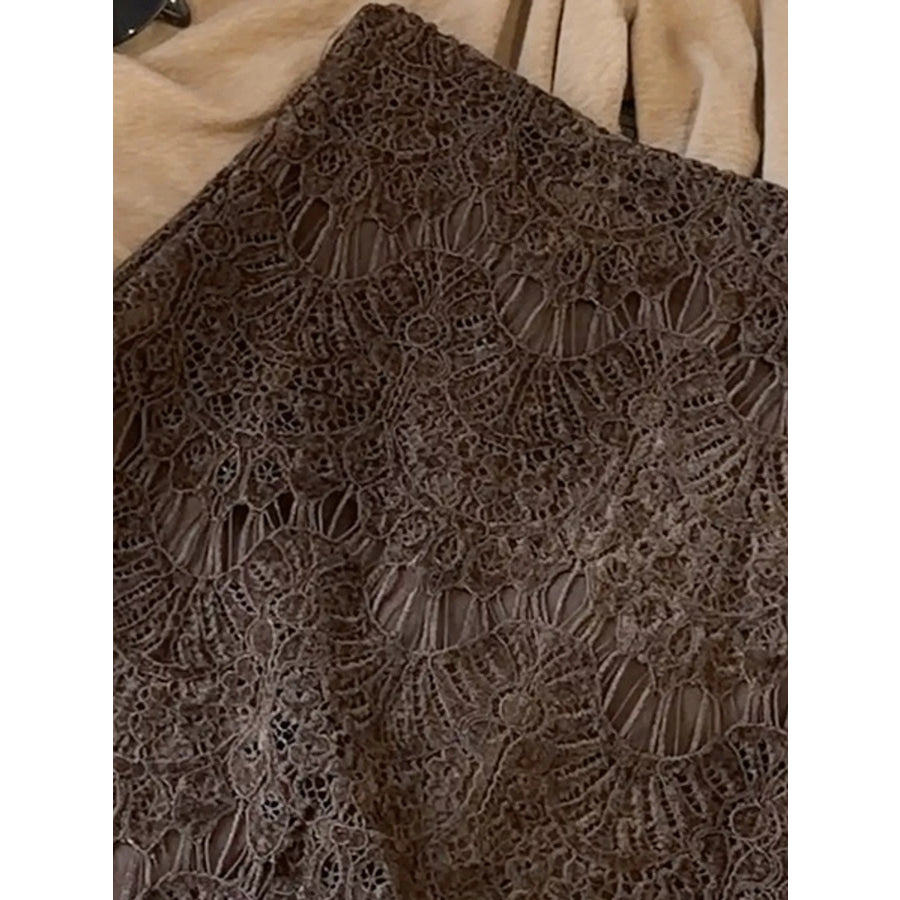 Lace Mini Skirt Apparel and Accessories