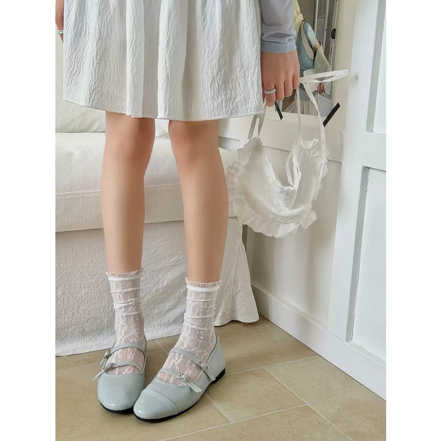 Lace Sheer Socks Apparel and Accessories