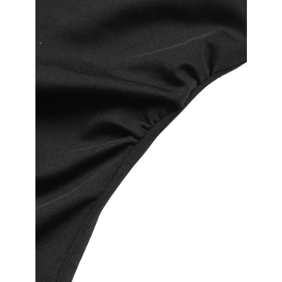 Lace Sleeve Slim-Fit Bodysuit Apparel and Accessories