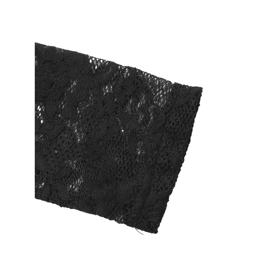 Lace Sleeve Slim-Fit Bodysuit Apparel and Accessories