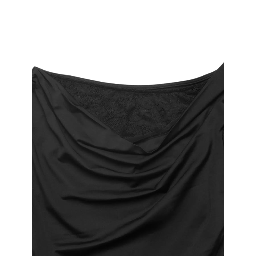 Lace Sleeve Slim-Fit Bodysuit Apparel and Accessories