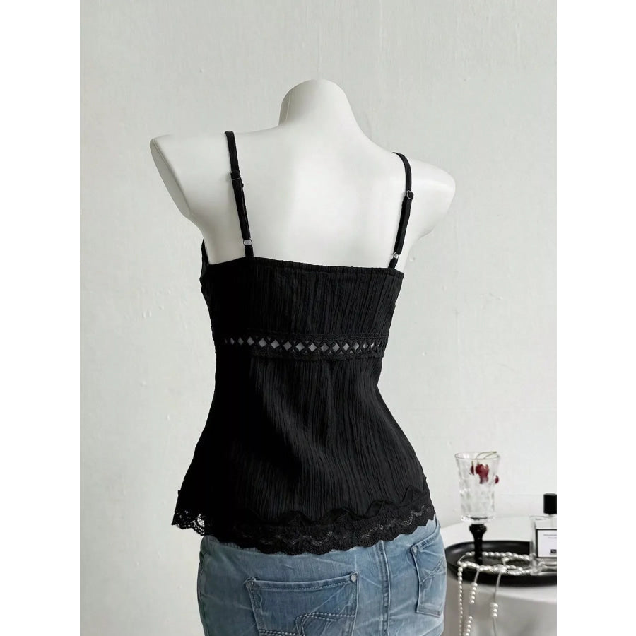 Lace Trim Cami Apparel and Accessories