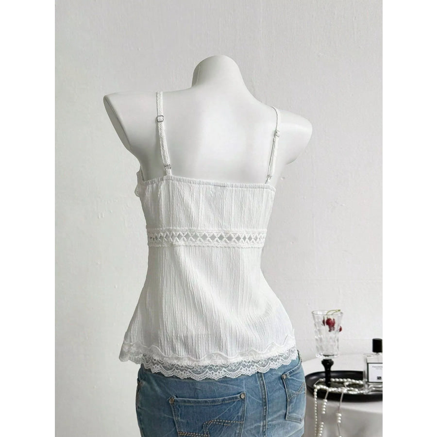 Lace Trim Cami Apparel and Accessories