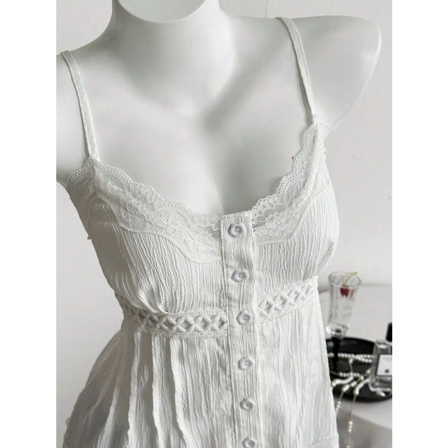 Lace Trim Cami Apparel and Accessories