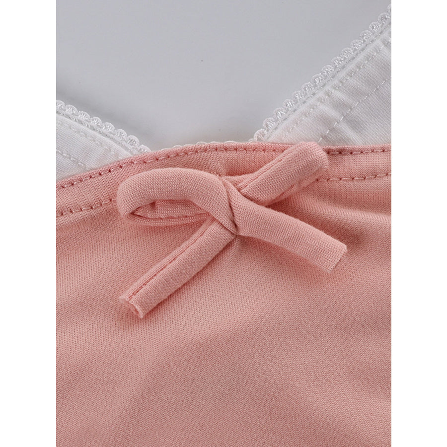 Lace Trim Cami & Pants Lounge Set Apparel and Accessories