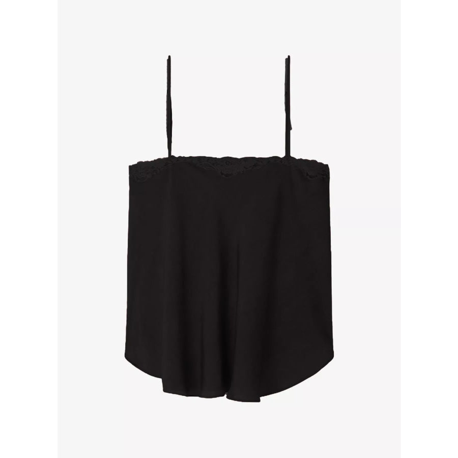 Lace Trim Flowy Cami Top Apparel and Accessories