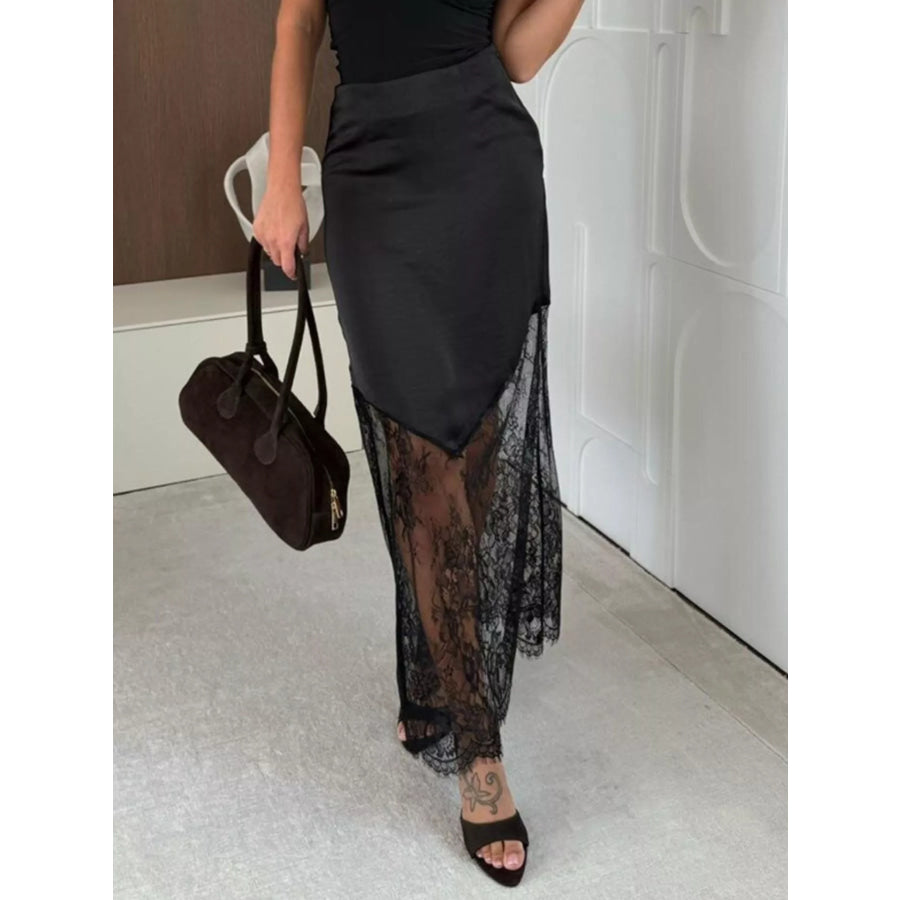 Lace Trim Skirt Apparel and Accessories