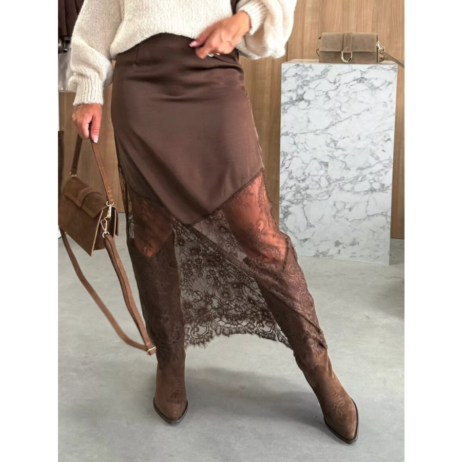 Lace Trim Skirt Apparel and Accessories