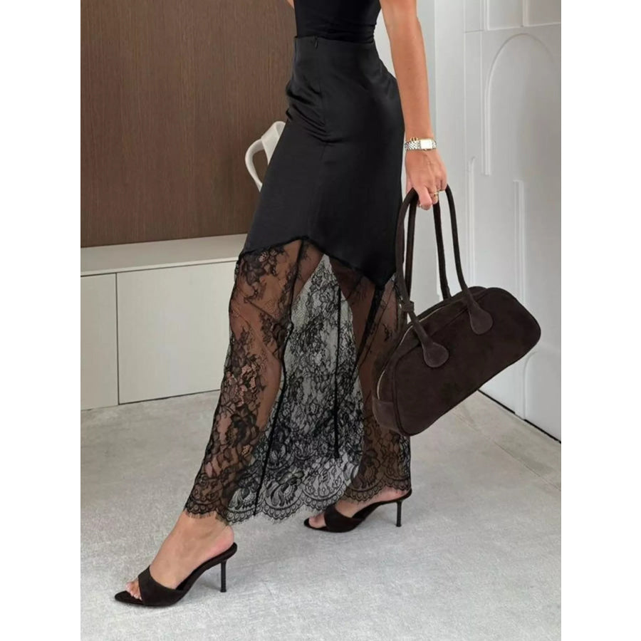 Lace Trim Skirt Apparel and Accessories