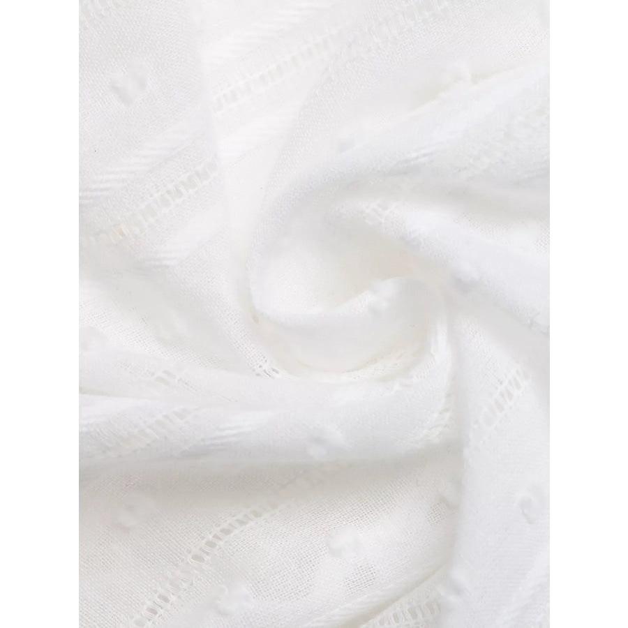 Lace Trim Tie Front Sleeveless Shirt Apparel and Accessories