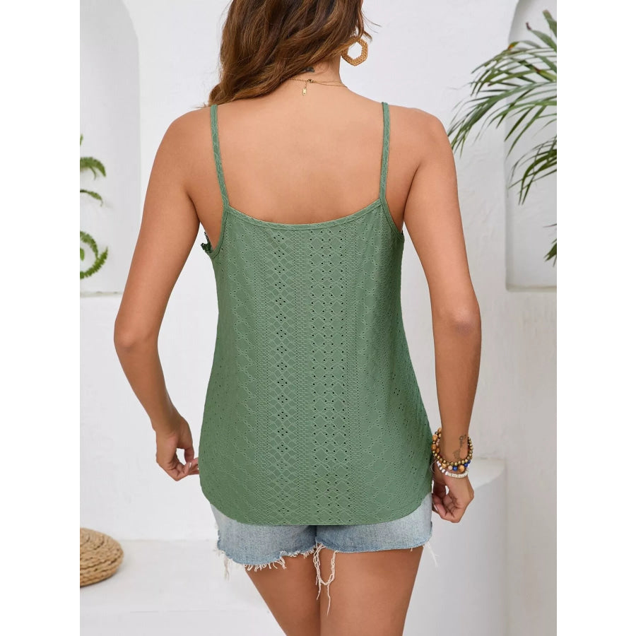 Lace Trim V-Neck Cami Apparel and Accessories