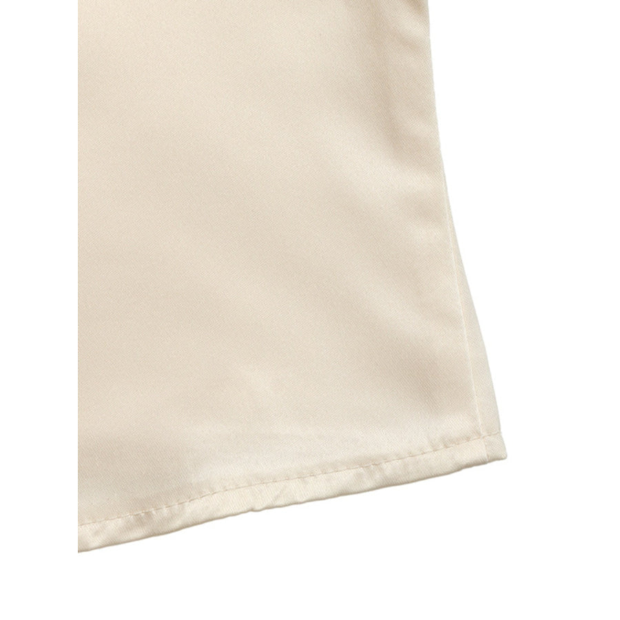 Lace Trimmed Short Sleeve Blouse Apparel and Accessories