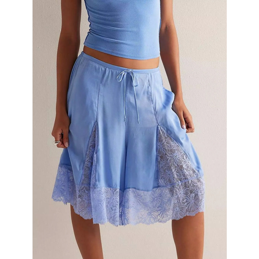 Lace Trimmed Shorts Apparel and Accessories
