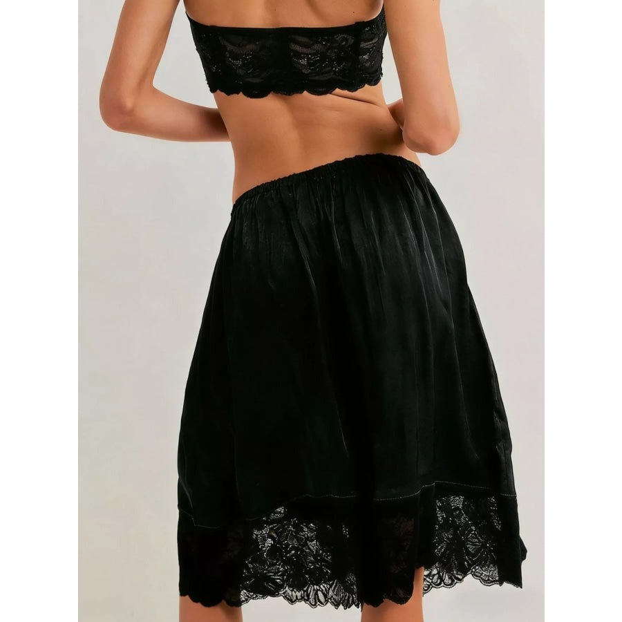 Lace Trimmed Shorts Apparel and Accessories