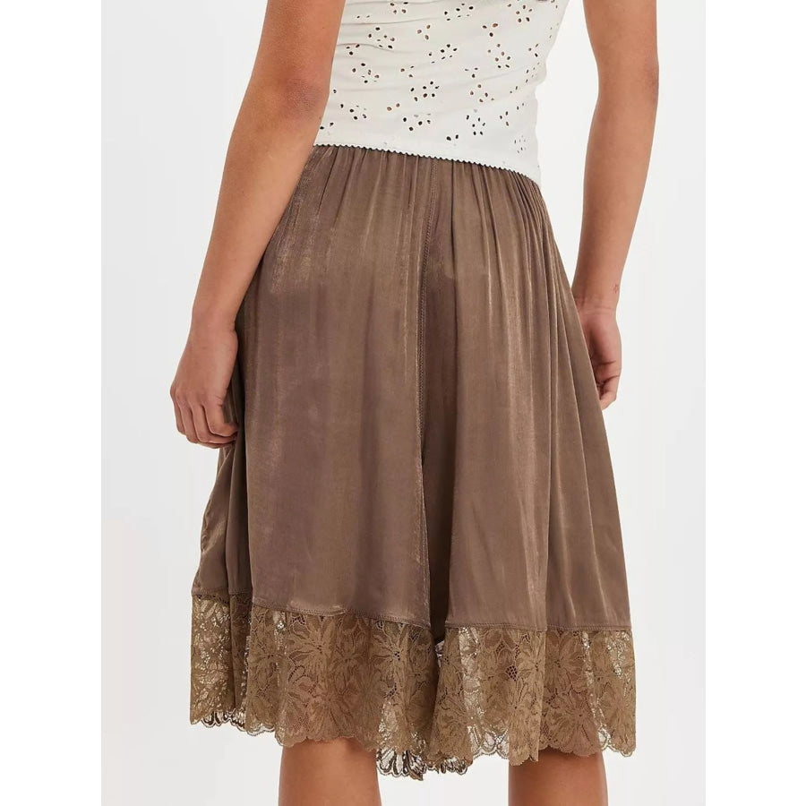 Lace Trimmed Shorts Apparel and Accessories