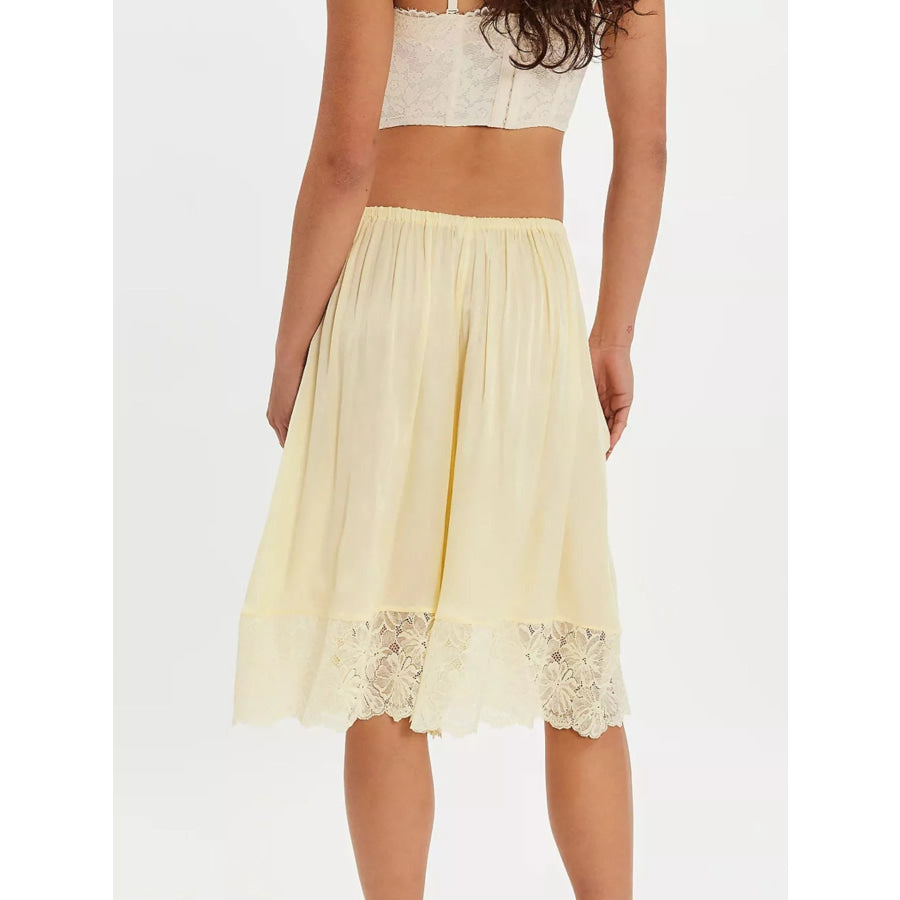 Lace Trimmed Shorts Apparel and Accessories
