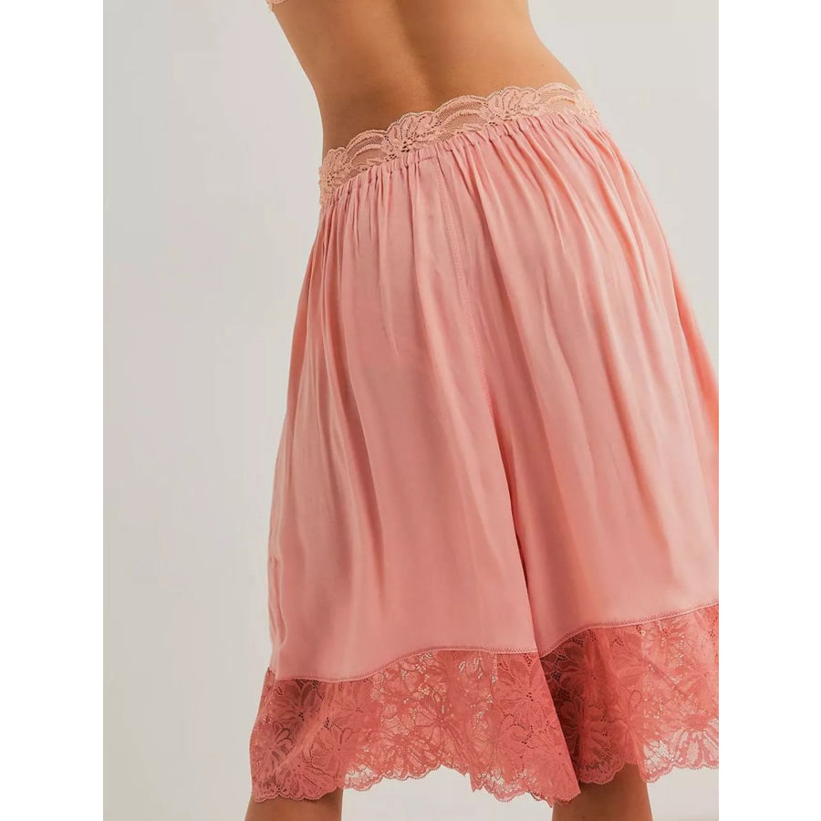 Lace Trimmed Shorts Apparel and Accessories