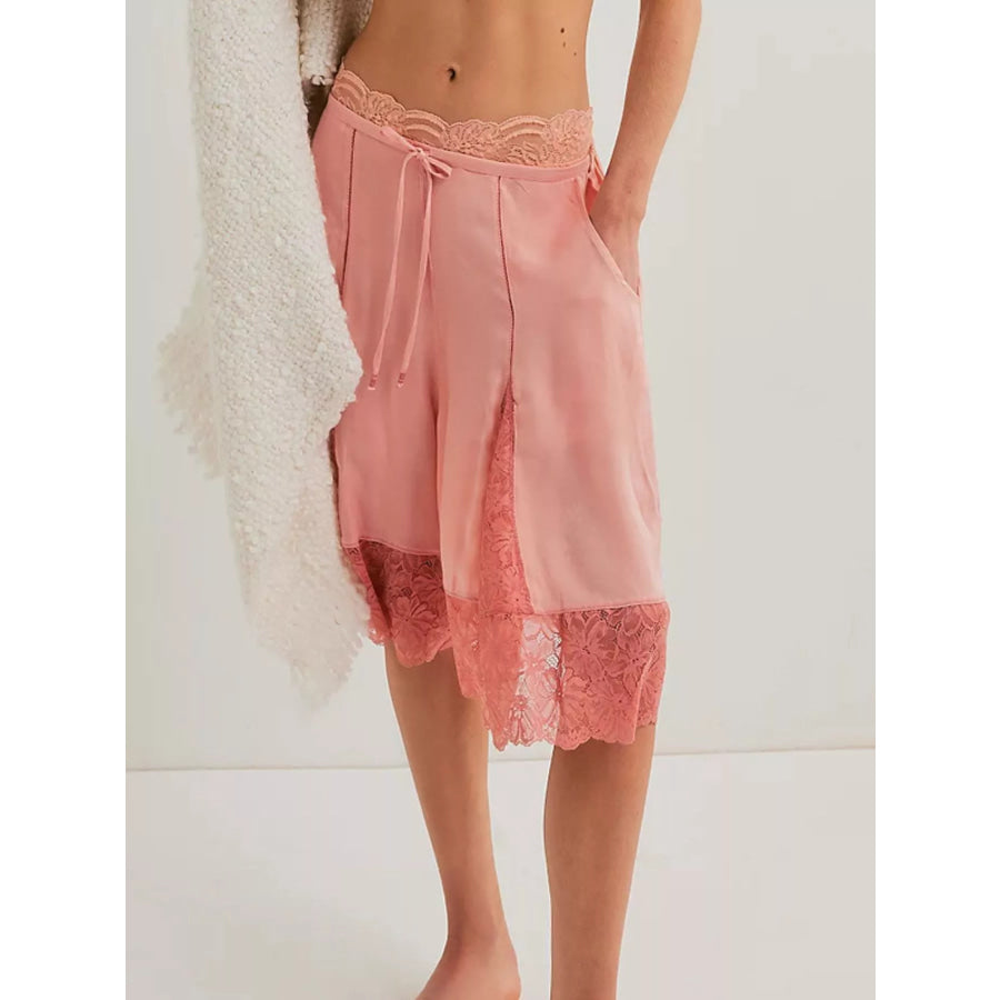Lace Trimmed Shorts Apparel and Accessories